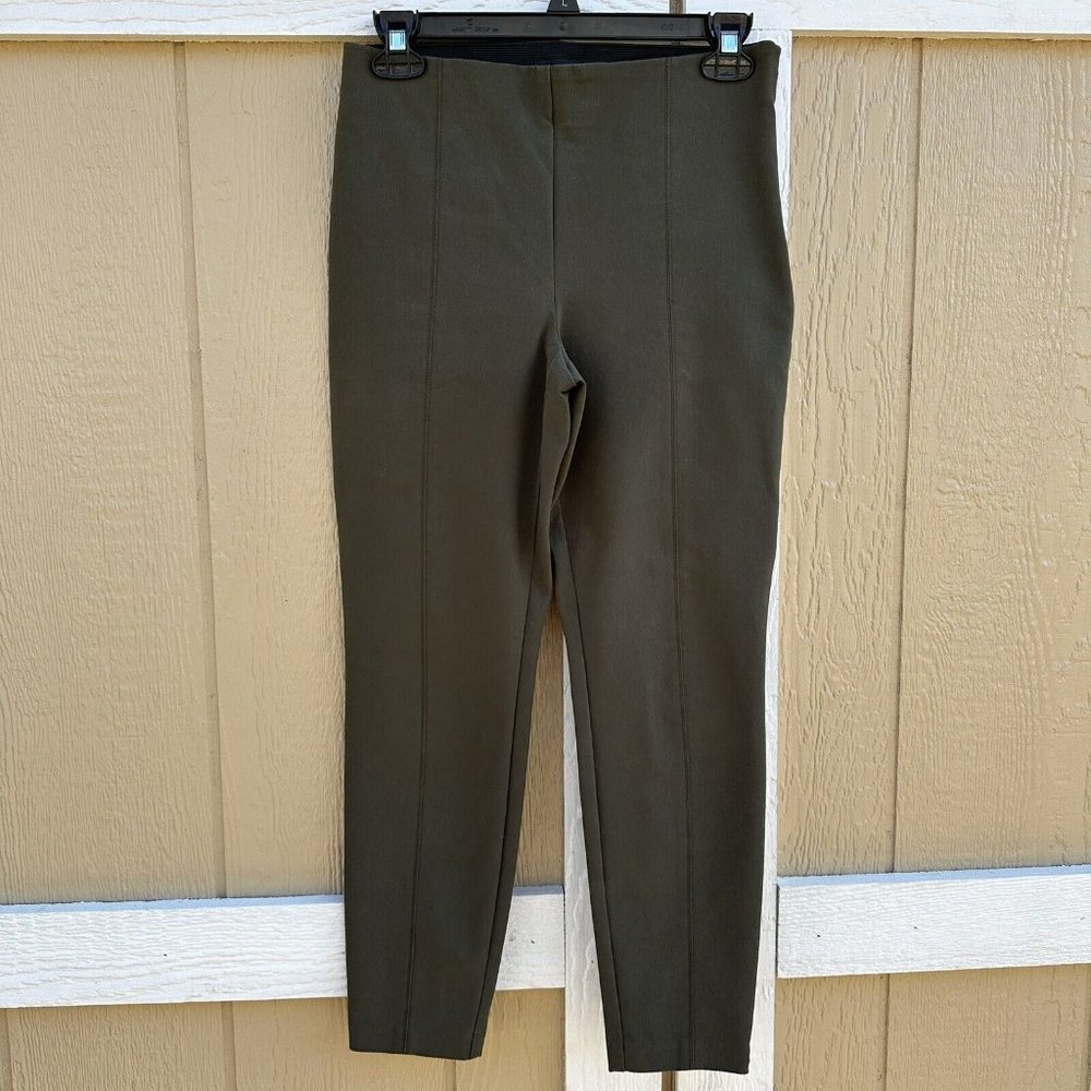 Talbots Green Stretch Portland Side Zip Slim Leg Pants Women’s Size 6 Petite 6P